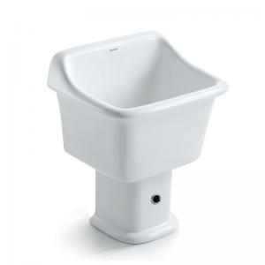  FM7801 Ceramic White Mop Tub Modern Free Standing Sanitary Ware Manufactures