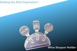  wine stopper holder/wine stopper/wine stopper rectangle/crystal stopper holder/stopper Manufactures