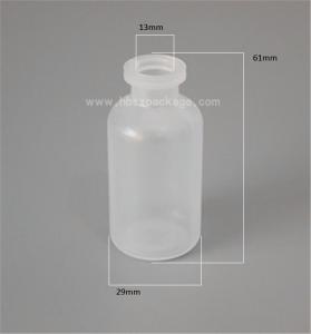  Plastic HDPE sterile antibiotics vials injection vials vaccine bottle with rubber stopper and flip off Manufactures