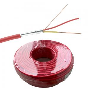 China Fire Alarm Cable Electrical Wire Smoke Detector Manufacturing Plant 2cores Cable Core on sale