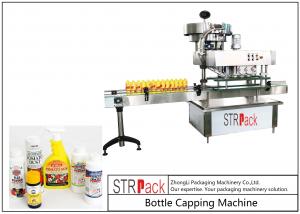 China High Speed Spindle Bottle Screw Capping Machine Flexible With 60-150 Bottles / Min on sale