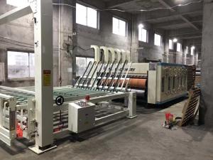 China Carton Folding Slotter Die Cutter Machine 380v Corrugated Board Production Line on sale
