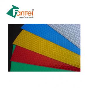  ISO Reflective Flex Banner 50M , PVC Reflective Sheet For Sign Panel Printing Manufactures