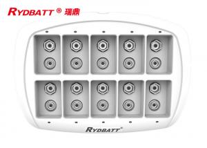  RYDBATT 10 Slot 6F22 Li Ion Battery Charger / Li Ion LED Smart 9v Lithium Ion Battery Charger Manufactures