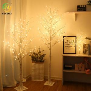  Nordic Simple Birch Luminous Tree Colored Lights For Restaurant Bedroom Broadcast Room Decoration Manufactures