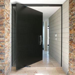 China Exterior Solid Wood Doors Customized Size Single Door Slab Contemporary Modern Style on sale