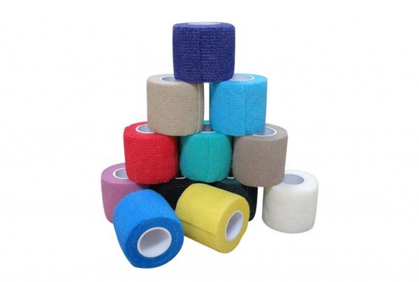 Quality Latex-free Waterproof Medical Tape Cohesive Flexible Bandage for sale