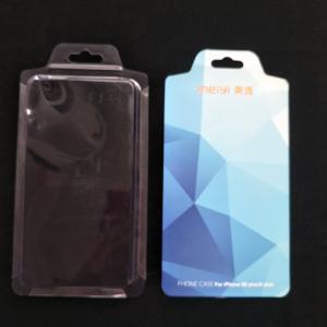 China 0.45mm PVC Slide Blister Packaging For Mobile Phone Case RS073 on sale