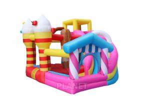 China Home Candy 3ML*2.8MW*2.2MH Inflatable Slide Jumping Castle on sale