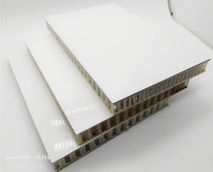 China Glossy White Fiberglass PP Honeycomb Sandwich Panels For Dry Freight Truck/Van/Caravan on sale