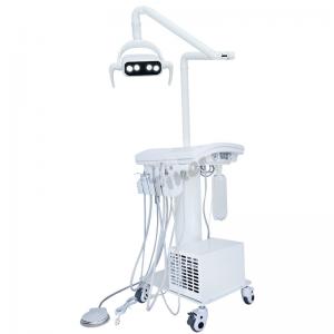  Dental Tray LED Lamp Operate Portable Dental Unit With Air Compressor Manufactures