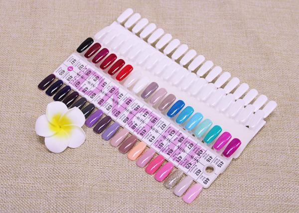 Quality White 36 Colors Nail Art Tips Card Nail Display Board / False Nail Manicure Tools for sale