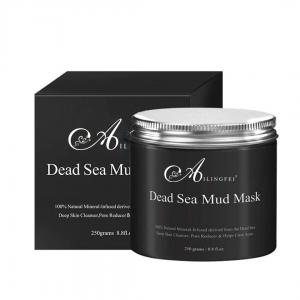  Black Dead Sea Mud Facial Mask Whitening Deep Cleaning 250g/pc Manufactures