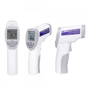 China White Fever Scan Thermometer / Digital LCD Fever Thermometer Accurate on sale
