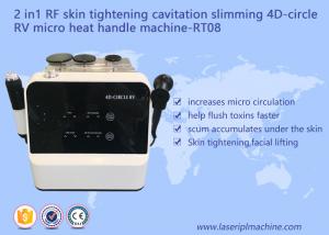 China 2 In 1 RF Beauty Equipment Skin Tightening Cavitation Slimming 4D Circle Rv Micro Heat Handle Machine on sale