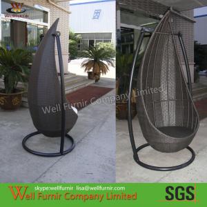 China Outdoor Rattan Hanging Chair, Waterproof Rattan Swing Chair on sale