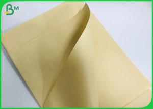 China Bamboo Pulp Material 70gsm 80gsm Unbleached Kraft Liner Paper For Envelope Bags on sale