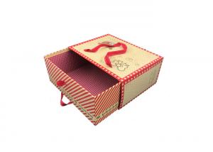  Exquisite Fancy Bow Tie Brown Kraft Paper Gift Bags Drawer Sliding Design Manufactures