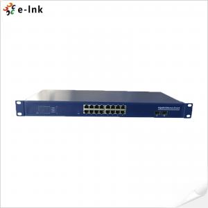  Commercial Ethernet Switch 16-Port 10/100/1000M Gigabit With 2 SFP Fiber Switch Manufactures