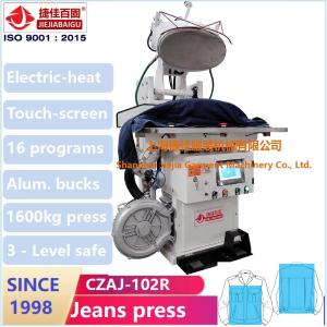  Jeans Jacket Steam Pressing Machine Touch Screen Plc Ironing Equipment Manufactures