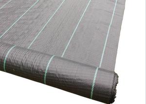 China Dark Green Weed Control Landscape Fabric , HDPE / PP Black Woven Landscape Fabric on sale