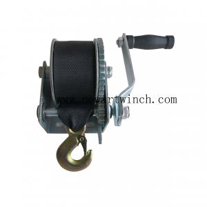 China Classic Style 800lbs Steel A3 Material Boat Trailer Winches With Strap For Sale on sale