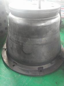 China Marine Harbour Fendering Natural Rubber Fender C1200H Marine Cone Type on sale