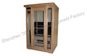  Outdoor Far Infrared Sauna Cabin Room , Wood 2 Person Infrared Sauna Manufactures