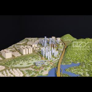 China HUAYI Architecture Mockup Model Urban Planning Model 1:1500 Shenzhen Meilin on sale