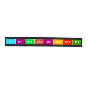 China Shelf Edge Stretched Bar LCD , WiFi 4G LTE Ultra Wide Stretched Displays on sale