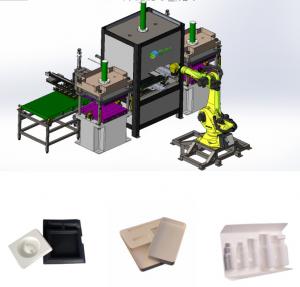 China Bagasse Sugarcane Disposable Plates Making Machine 200KW Pulp Molding Machine on sale