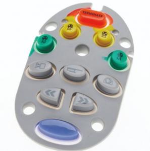 China 50 Shore A pantone Silicone Switch Buttons For Medical Equipment on sale