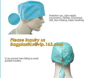 China Consumable Products Medical Disposable Cap with low price,Medical Disposable non-woven hospital bouffant cap BAGEASE on sale