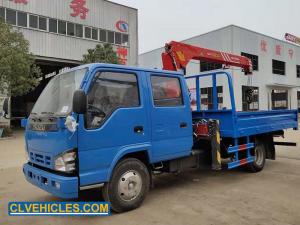 China ISUZU 130hp Crane Truck Lifting 3 ton Construction Machinery on sale