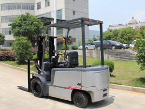  Four Wheel Battery Powered Forklift Customised Color 4011mm Max Lift Height Manufactures