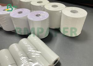  58 * 30mm Self Adhesive Thermal Label Jumbo Roll Price Barcode Stickers Manufactures