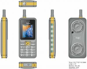 China Hot Selling In Haiti Cheap Price 1.77 inch Power Torch Rugged Style Mobile Cell Phone With Keypad on sale
