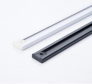 China Black Color 24V LED Track Light Rail Rope Light Track on sale