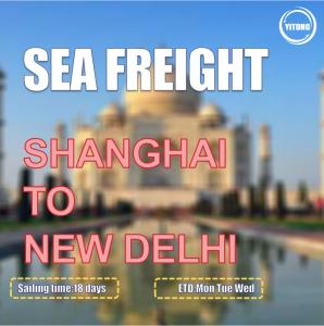  Fast Sailing 18 Days International Sea Freight From Shanghai To New Delhi India Manufactures