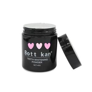  45g Tooth Whitening 100% Naturally Bott Kan Charcoal Powder For Teeth Manufactures
