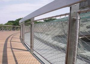 China Highway Protection Safety Netting With Anti Alkali Stainless Steel Cable Mesh on sale