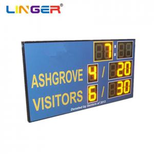 China Electronic Led Wireless Table Tennis Digital Scoreboard With Customized Club Name on sale