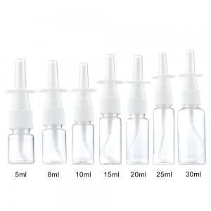 China Plastic Mist 30ml Refillable Nasal Spray Bottle on sale