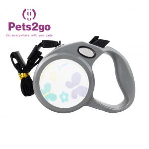  Chrome Plated 237g 3m Retractable Cord Dog Leash Manufactures