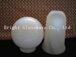  Frosted round glass lamp shade supply wholesale Manufactures