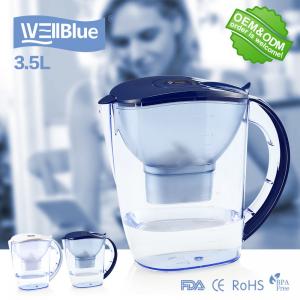  Household Alkaline Water Purification Pitcher BPA Free Environmentally Friendly Manufactures
