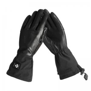  Windproof Synthetic Leather Electric Heated Ski Gloves Battery Operated Gloves For Hunting Manufactures