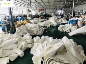  Polyester Needle Felt Filter Bag PTFE Membrane For Dust Collector Manufactures