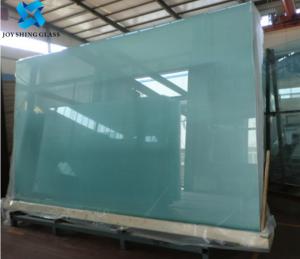  Flat / Curved Laminated Safety Glass , Clear White Double Glazing Toughened Glass Manufactures
