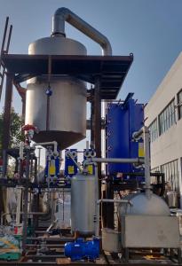 China Tubular Type MVR Evaporator 500-5000l Sewage Treatment Machine For Ammonium Sulfate Evaporation Concentration on sale